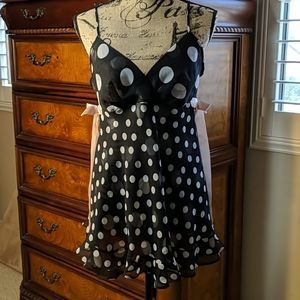 Fantasies by Morgan Taylor Sheer Babydoll Nightie